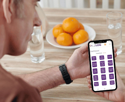 Alzlog Dementia Caregiver App